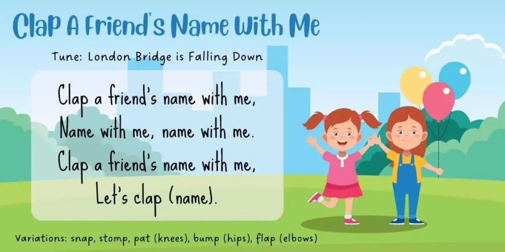 clap a friend's name with me