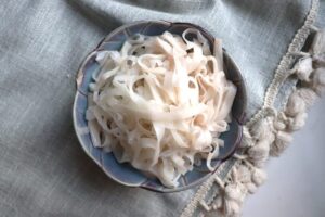 homemade rice noodles