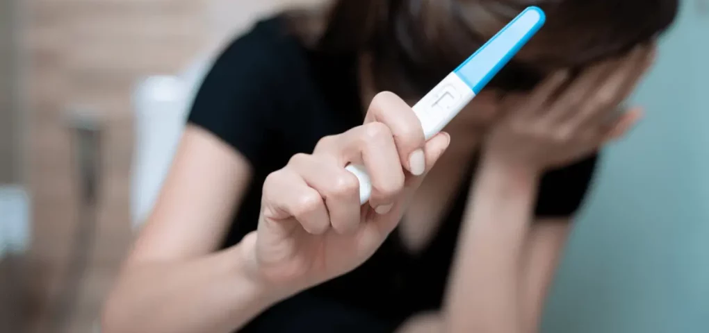 pregnancy test kit - negative result